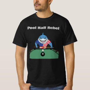 Camiseta Sinuca Divertida Salão de Bilhar Rebelde