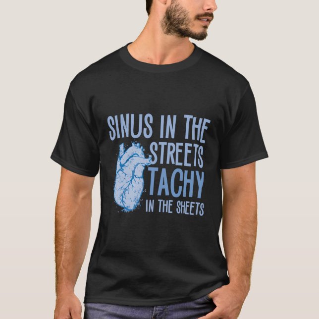 Camiseta Sinus Na Taquia Das Ruas No Cardiólogo De Folhas (Frente)