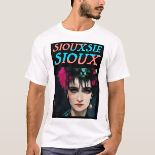 Camiseta Siouxsie Sioux e os Banshees pintados