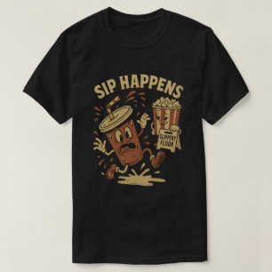 Camiseta SIP ACONTECE Vintage Cartoon