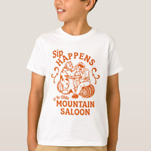 Camiseta Sip Acontece Ye Olde Mountain Saloon Apres Party S