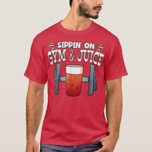 Camiseta Sippin' No Gym & Juice Weinclusive