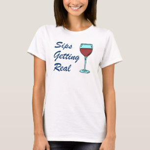 Camiseta Sips ganhando um jogo de vinho real
