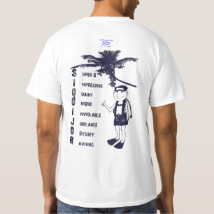 Camiseta Siquijor BOY Impressão traseiro apenas 】