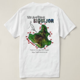 Camiseta Siquijor Map 【 Impressão apenas 】