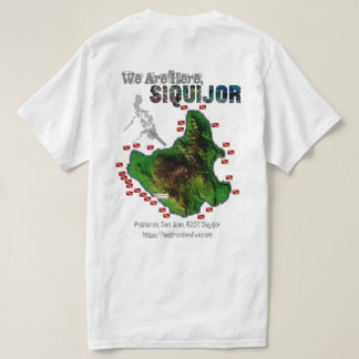 Camiseta Siquijor Map 【 Impressão apenas 】