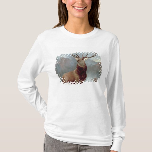 Camiseta Sir Edwin Landseer | Monarca do Glen, 1851 (Frente)