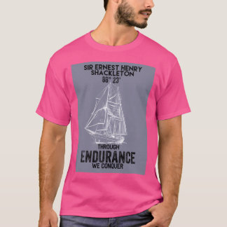 Camiseta Sir Ernest Shackleton - Através da Resistência Con