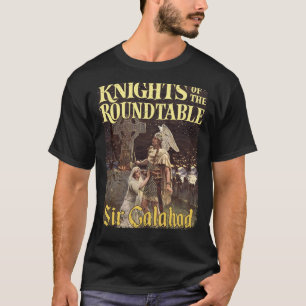 Camiseta Sir Galahad Cavaleiros da Mesa redonda Li medieval