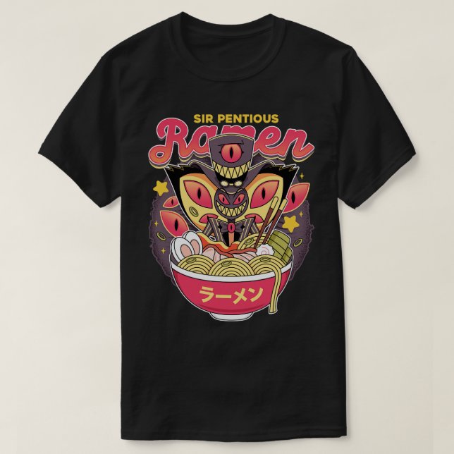 Camiseta Sir Pentious Ramen (Frente do Design)