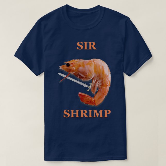 Camiseta Sir Shrimp (Frente do Design)