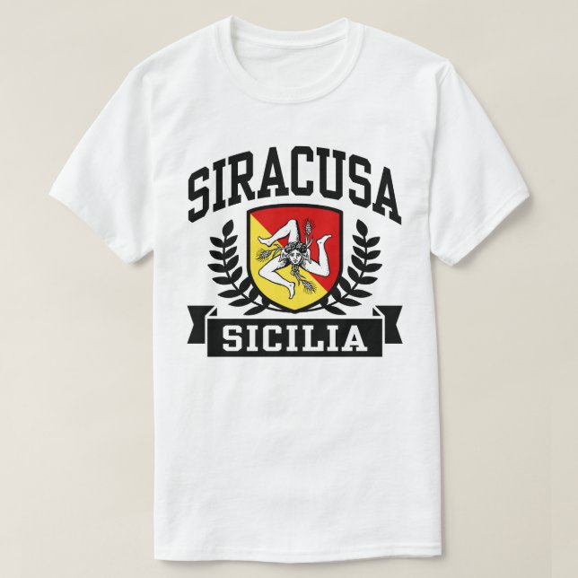 Camiseta Siracusa Sicilia (Frente do Design)
