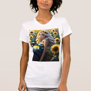 Camiseta Siren girassol: Sangue na Iridescência
