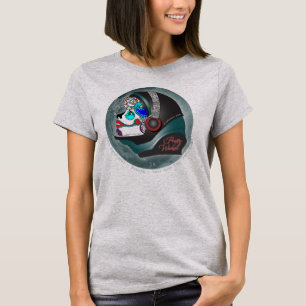 Camiseta Sirene má bonito - parte superior da colheita