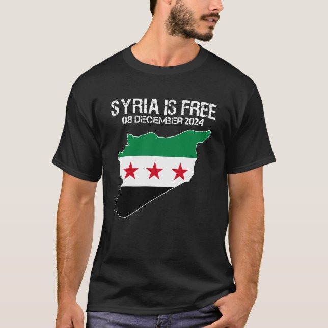 Camiseta Síria: Liberdade para a Síria (Frente)