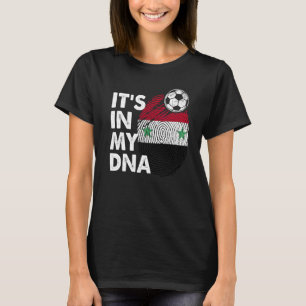 Camiseta Síria: Minha Equipe De Bandeiras Do Dna Síria