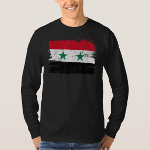Camiseta Síria: Sinalizador do Orgulho Amizade Orgulho Orgu