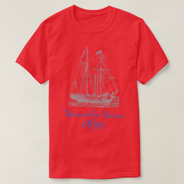Camiseta Sirius, Steamship 1800 (Frente do Design)
