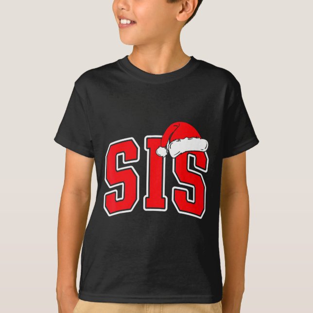 Camiseta Sis Claus Christmas Matching Family Xmas Pajama Si (Frente)