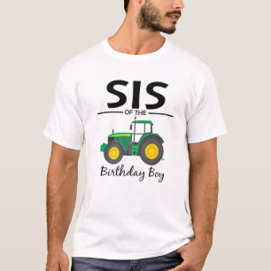 Camiseta Sis Da Família De Festas De Fazenda De Aniversário