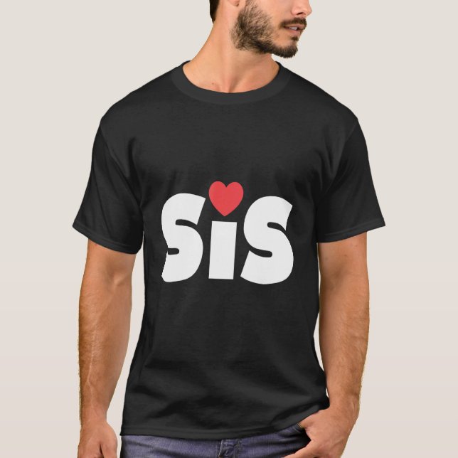 Camiseta Sis Sister Big Little Love (Frente)