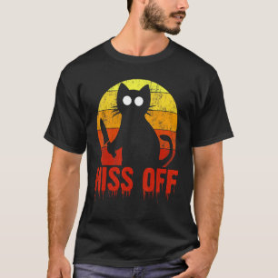 Camiseta Sise fora Gato Sinistro Sangrento Faca Sangrento