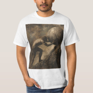 Camiseta Sísifo e seu pedreiro