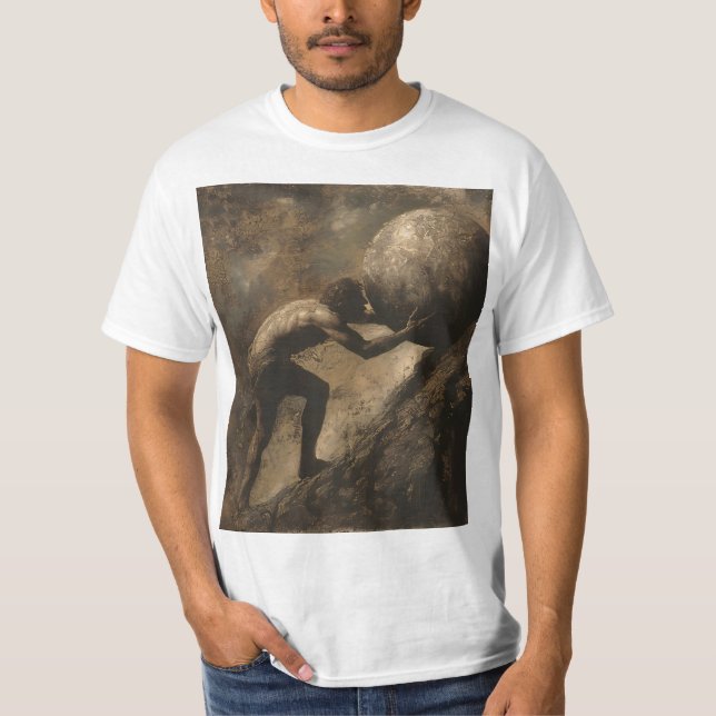 Camiseta Sísifo e seu pedreiro (Frente)