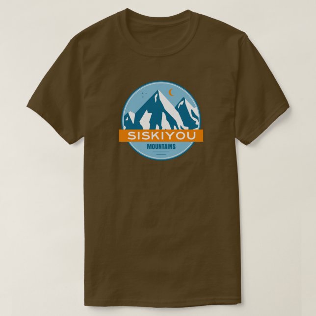 Camiseta Siskiyou Mountains California (Frente do Design)