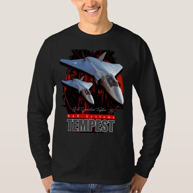 Camiseta Sistema BAE Tempest Next-Generation Fighter Jet (Frente)