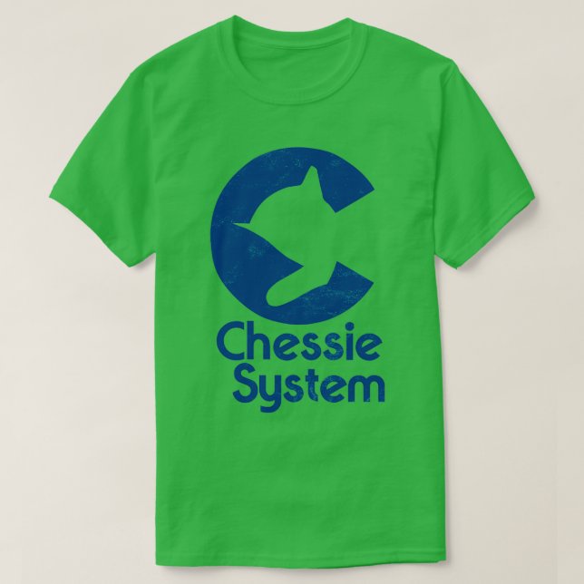 Camiseta Sistema Chessie 1 (Frente do Design)