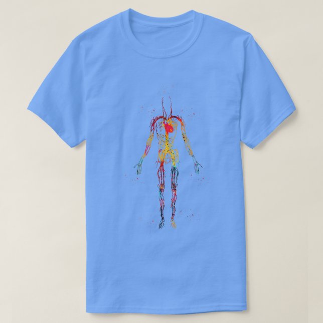 Camiseta Sistema circulatório 1 (Frente do Design)