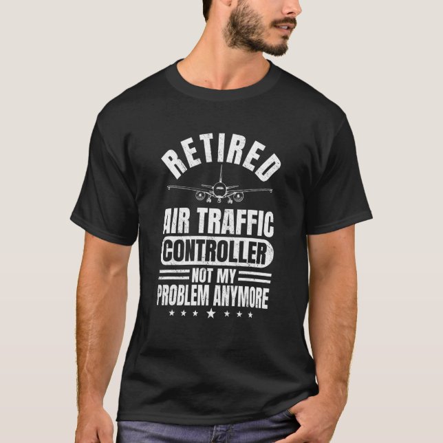 Camiseta Sistema de controlo do tráfego aéreo Aviação C (Frente)