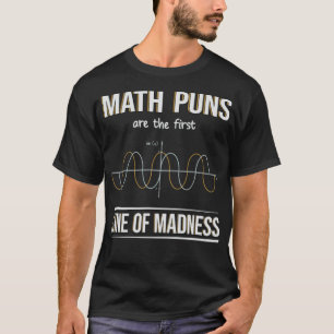 Camiseta Sistema de coordenadas da álgebra seno do gráfico 