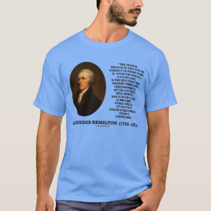 Camiseta Sistema de Hamilton para não ser perfeito uma boa