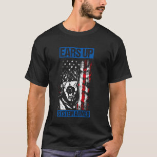 Camiseta SISTEMA DE ORELHAS PARA CIMA ARMADO Pastor Alemão