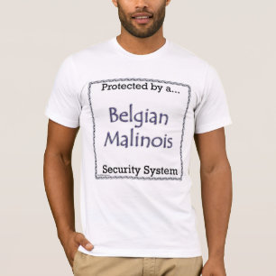Camiseta Sistema de segurança belga Malinois