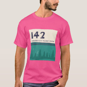 Camiseta sistema de trânsito da cidade de Fairbanks Magic B