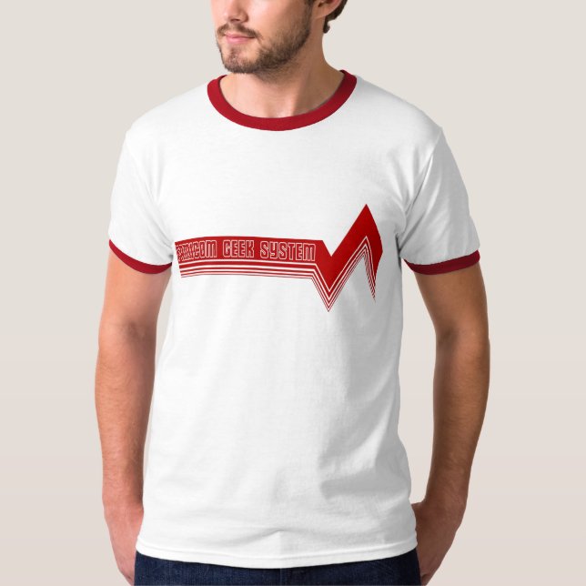 Camiseta Sistema do geek de Famicom (Frente)