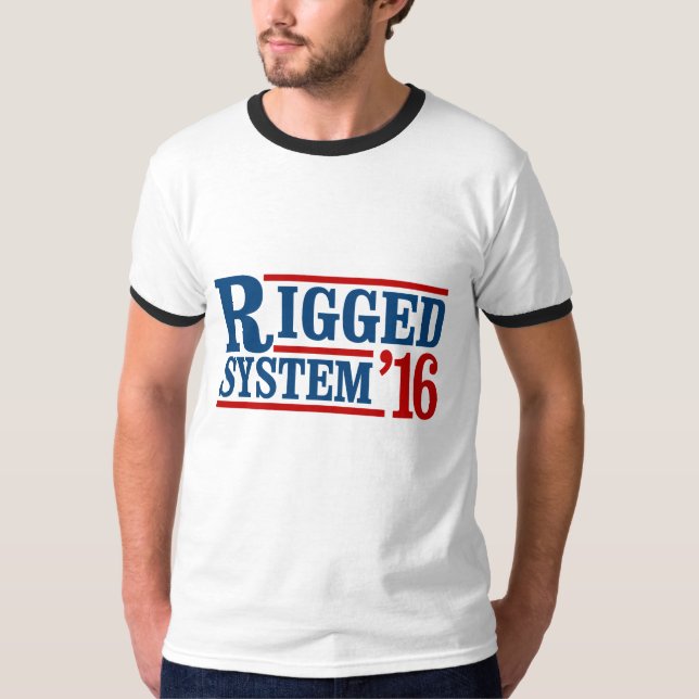 Camiseta Sistema equipado 2016 - eleição presidencial -- (Frente)