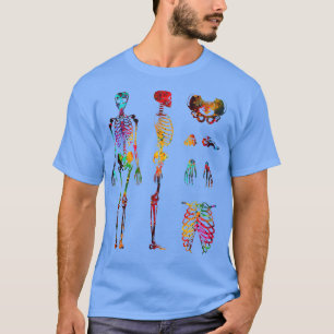 Camiseta Sistema ósseo do corpo humano 1