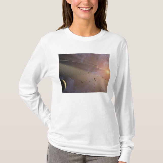 Camiseta Sistema planetário Epsilon Eridani (Frente)