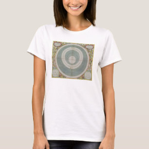 Camiseta Sistema Ptolemaic, 'do atlas celestial, ou Th