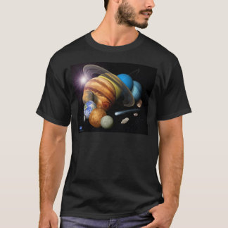 Camiseta sistema solar