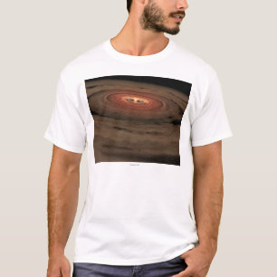 Camiseta Sistema solar do conceito do artista mini no fazer