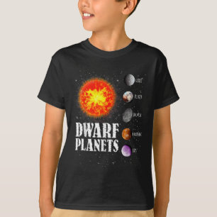 Camiseta Sistema Solar - Planetas anões dotados de T shirt