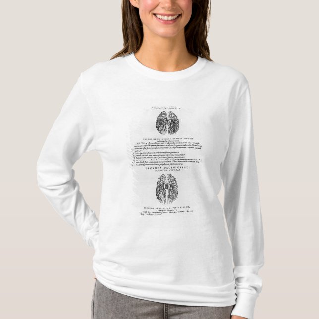 Camiseta Sistema vascular do cérebro (Frente)