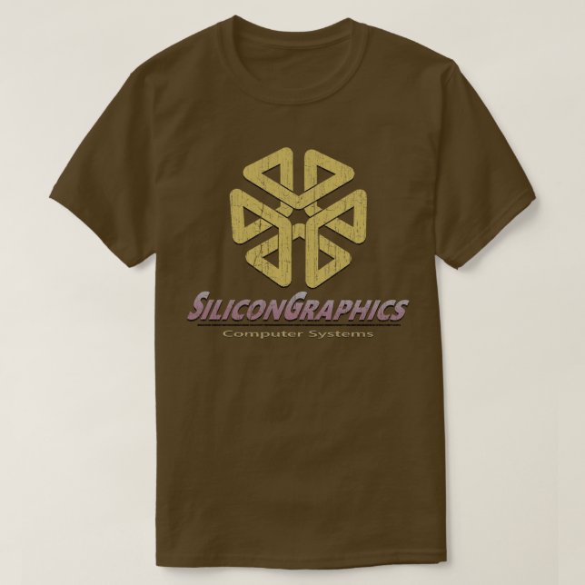 Camiseta Sistemas de Computadores Gráficos de Silício (Frente do Design)