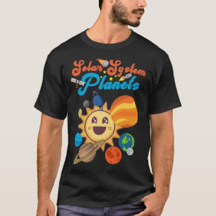 Camiseta Sistemas Solares Planetas Espaciais Ciências Educa