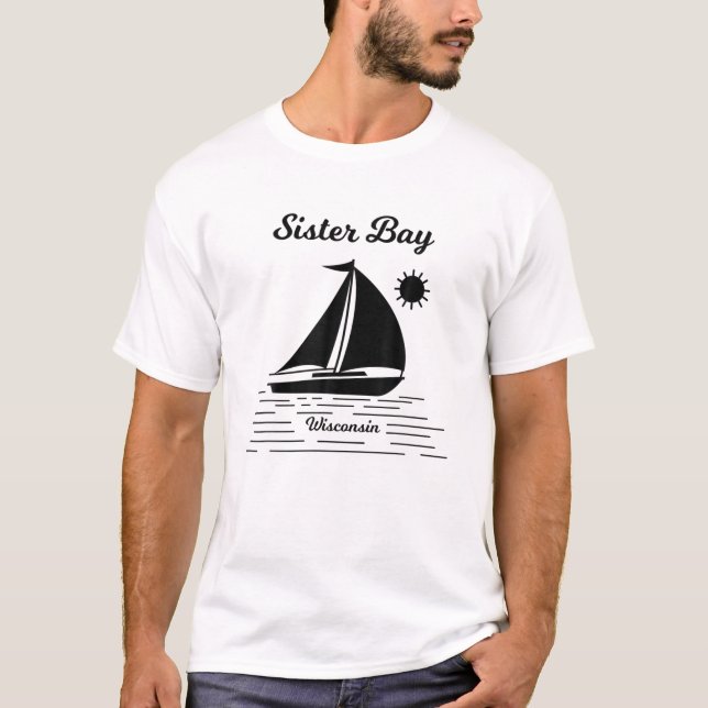 Camiseta Sister Bay Door County Wisconsin (Frente)